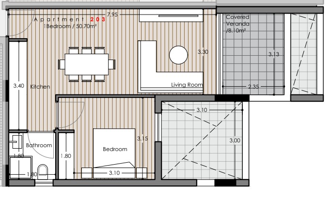 Image No.11-1 Bed Apartment for sale
