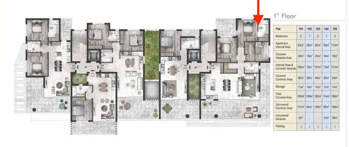 Image No.15-Appartement de 3 chambres à vendre à Potamos Germasogias