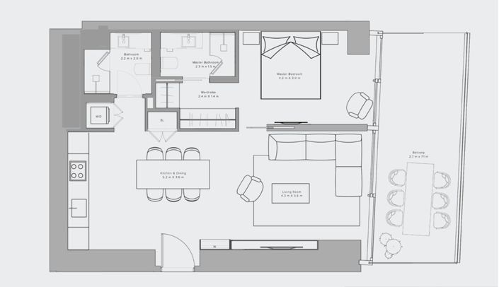 Image No.7-1 Bed Apartment for sale