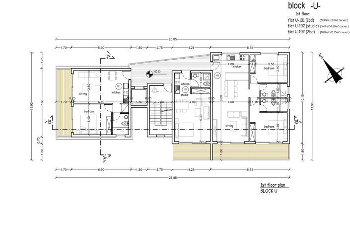 Image No.10-1 Bed Apartment for sale