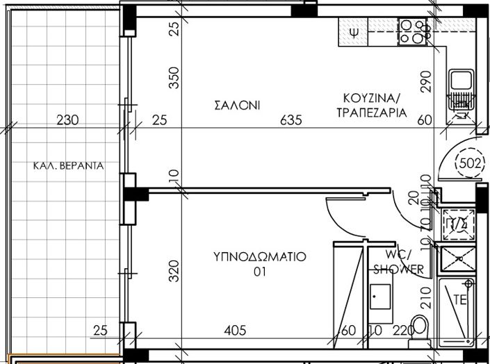Image No.14-Appartement de 1 chambre à vendre à Ypsonas