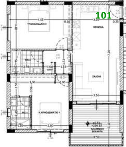 Image No.22-Appartement de 2 chambres à vendre à Palodeia