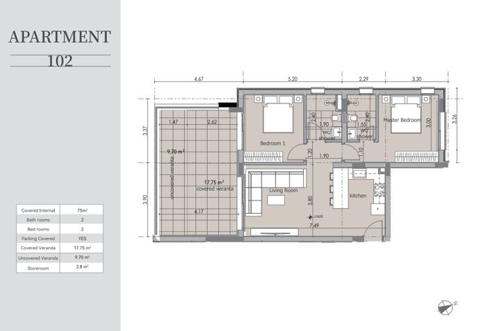Image No.11-2 Bed Apartment for sale