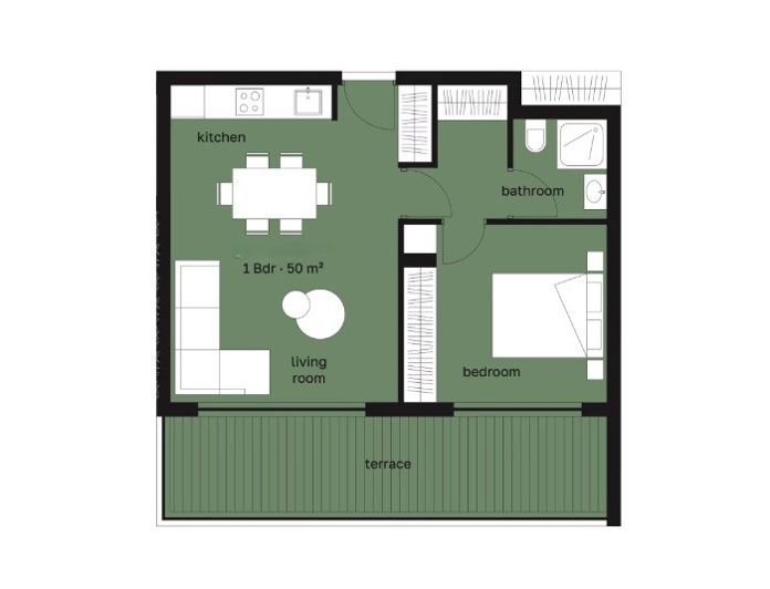 Image No.18-Appartement de 1 chambre à vendre à Agios Ioannis