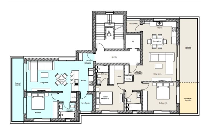 Image No.19-2 Bed Apartment for sale