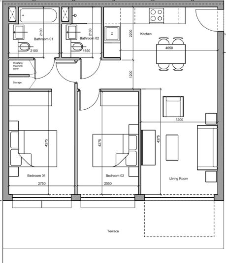 Image No.10-2 Bed Apartment for sale