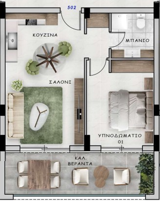 Image No.12-1 Bed Property for sale