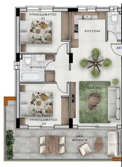 Image No.12-2 Bed Apartment for sale