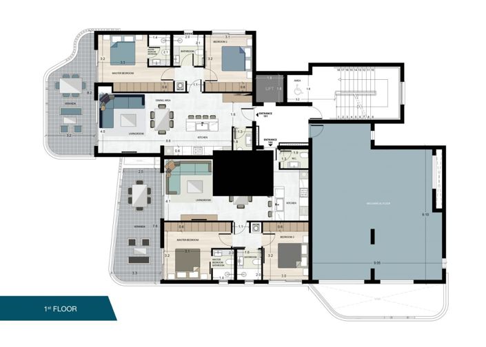 Image No.11-Appartement de 2 chambres à vendre à Agios Athanasios