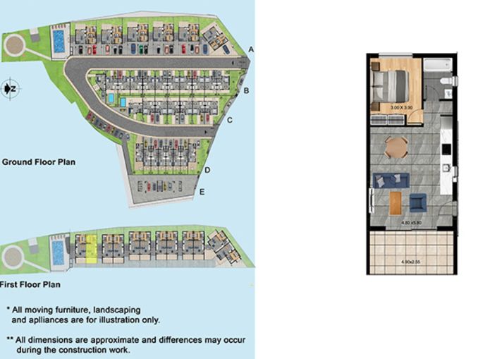 Image No.11-1 Bed Apartment for sale