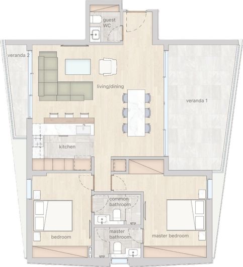 Image No.12-2 Bed Apartment for sale