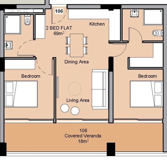 Image No.20-1 Bed Apartment for sale