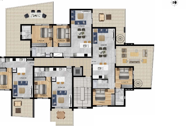 Image No.14-2 Bed Property for sale