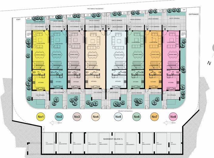 Image No.7-Maison de ville de 3 chambres à vendre à Chlorakas