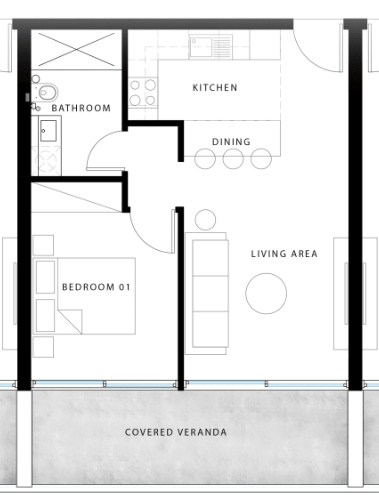 Image No.7-Appartement de 1 chambre à vendre à Paphos