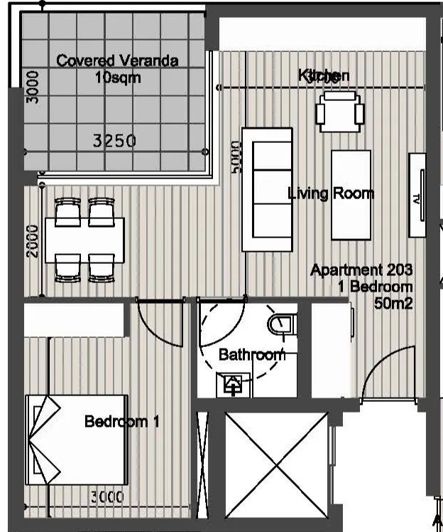 Image No.11-1 Bed Apartment for sale