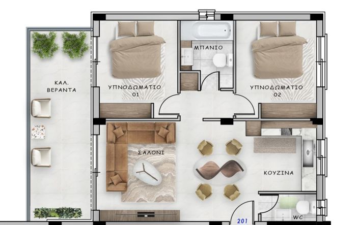 Image No.12-2 Bed Apartment for sale