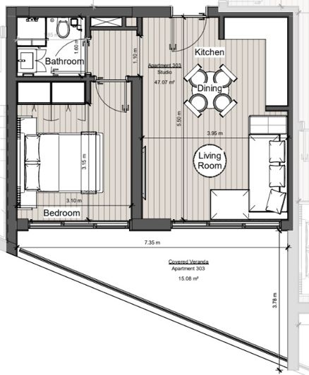 Image No.12-1 Bed Apartment for sale