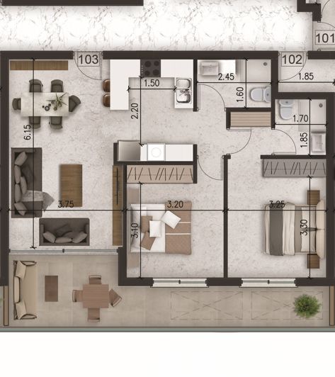 Image No.12-Appartement de 2 chambres à vendre à Limassol