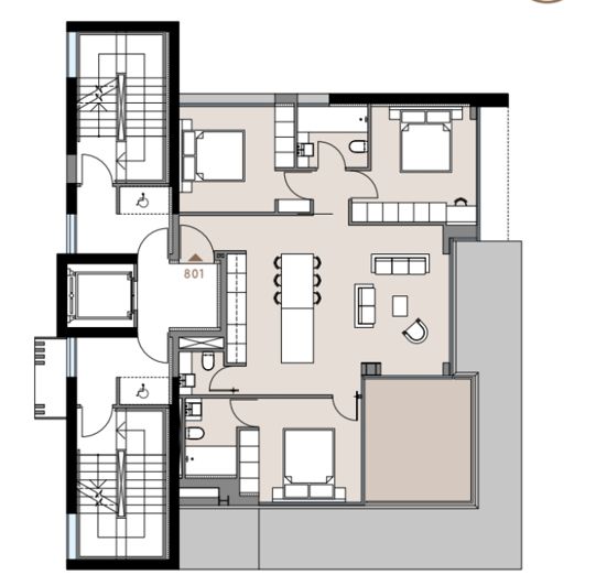Image No.11-3 Bed Apartment for sale