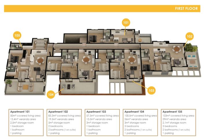 Image No.13-Appartement de 1 chambre à vendre à Oroklini
