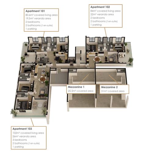 Image No.21-Appartement de 2 chambres à vendre à Aradippou