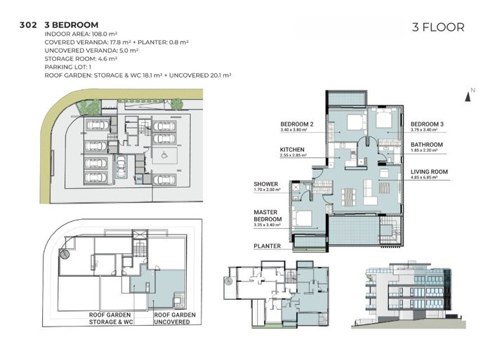 Image No.15-3 Bed Property for sale