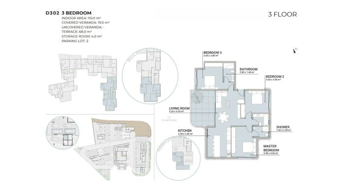 Image No.13-3 Bed Property for sale