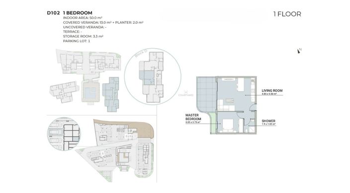 Image No.10-1 Bed Apartment for sale
