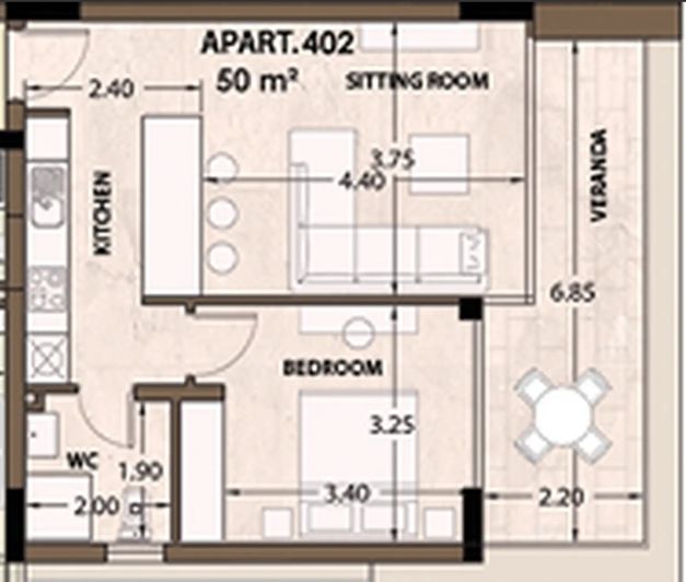 Image No.10-Propriété de 1 chambre à vendre à Zakaki