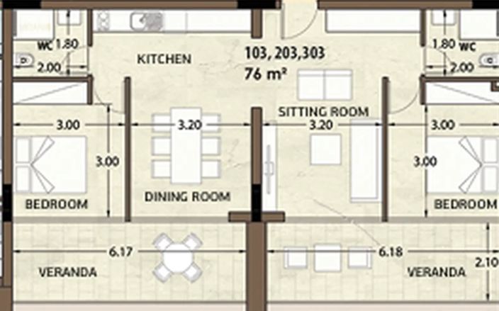 Image No.10-Appartement de 2 chambres à vendre à Zakaki