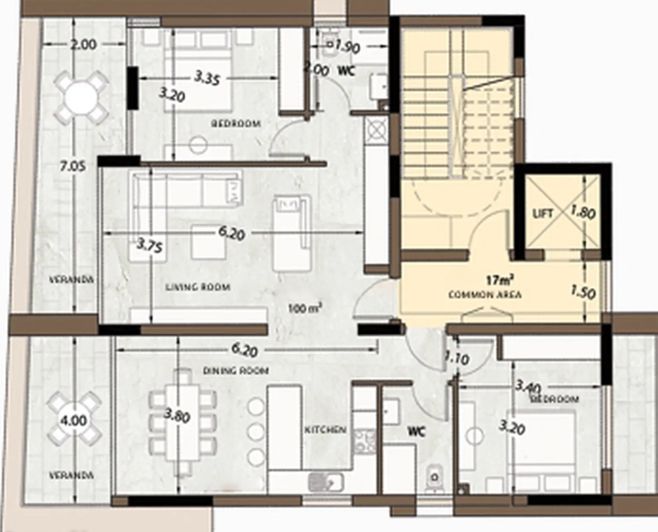 Image No.10-Propriété de 2 chambres à vendre à Zakaki