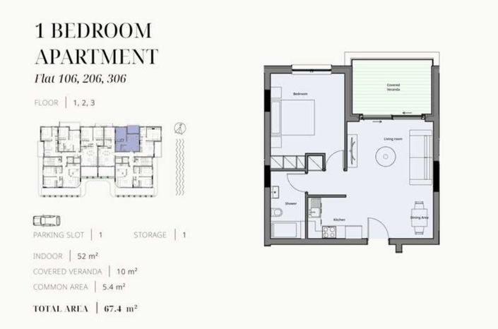 Image No.9-Appartement de 1 chambre à vendre à Limassol