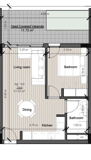 Image No.26-Appartement de 1 chambre à vendre à Polemidia