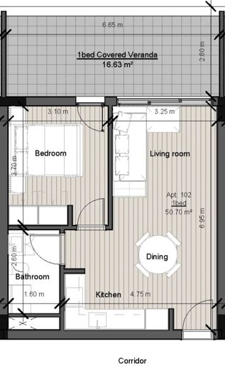 Image No.26-Appartement de 1 chambre à vendre à Polemidia
