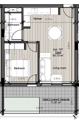 Image No.26-Appartement de 1 chambre à vendre à Polemidia