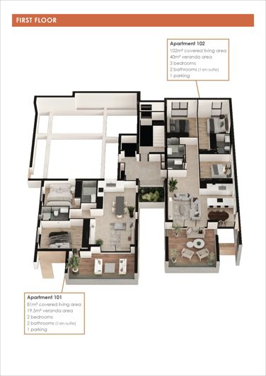 Image No.10-2 Bed Apartment for sale