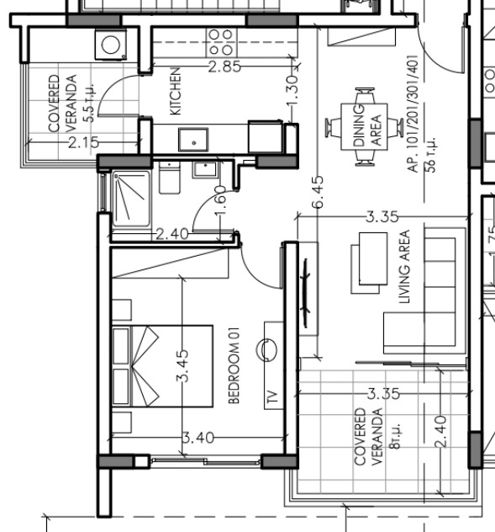 Image No.17-1 Bed Apartment for sale