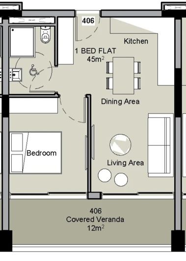 Image No.20-1 Bed Apartment for sale