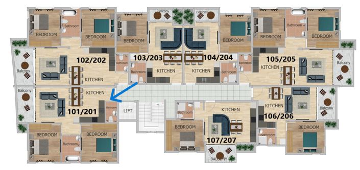Image No.7-2 Bed Apartment for sale