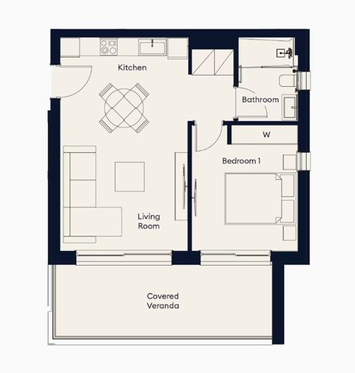 Image No.12-Appartement de 1 chambre à vendre à Mesa Geitonia