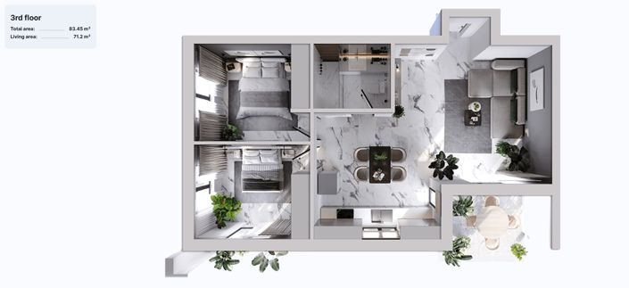 Image No.23-2 Bed Apartment for sale
