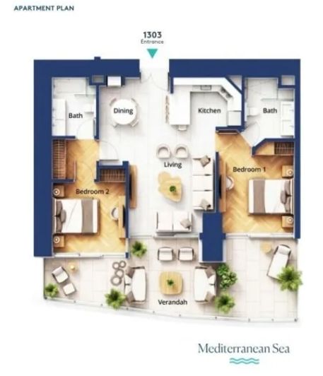 Image No.13-Appartement de 2 chambres à vendre à Limassol