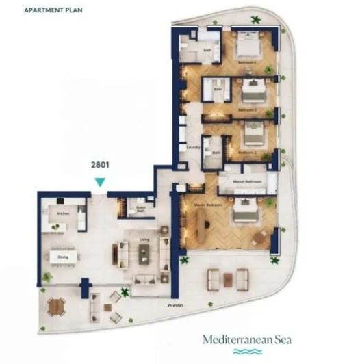 Image No.13-4 Bed Apartment for sale