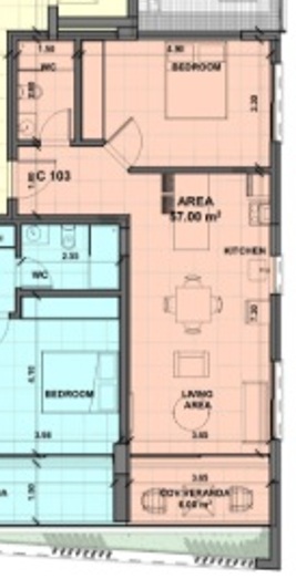 Image No.23-1 Bed Apartment for sale