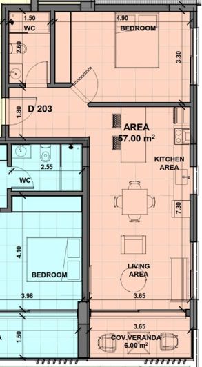 Image No.22-1 Bed Apartment for sale