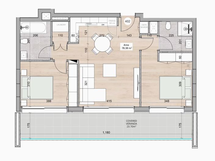 Image No.18-2 Bed Apartment for sale