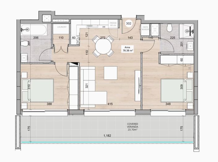 Image No.18-2 Bed Apartment for sale