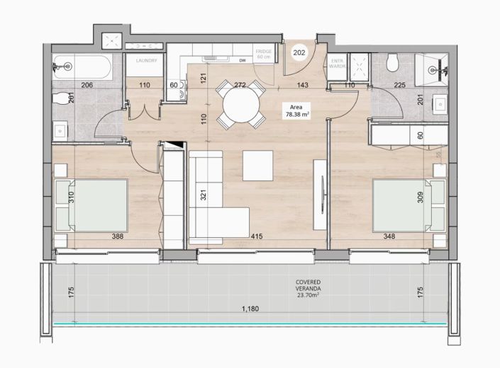 Image No.18-2 Bed Apartment for sale