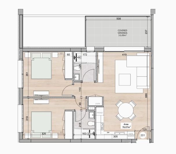 Image No.17-2 Bed Apartment for sale